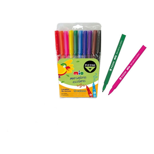 FIBRAS DE COLORES PIZZINI x10u.