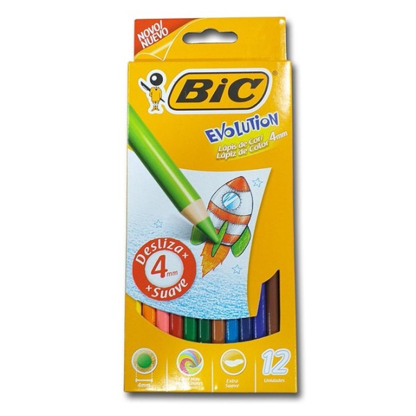 LAPIZ COLOR BIC x12u. LARGO